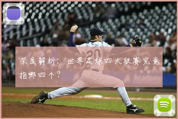 深度解析：世界足球四大联赛究竟指哪四个？